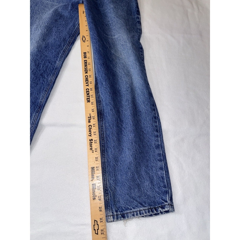 VTG Carhartt - Men's Size 32 Blue Denim Faded Distressed Broken In Jeans No Tag - Picture 13 of 16